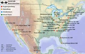 See below for a list of race tracks used by nascar sprint cup racing. List Of Nascar Circuits Zxc Wiki