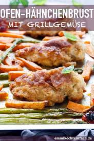 Hahnchenbrust Cordon Bleu Art Mit Grillgemuse Emmikochteinfach Rezept Hanchen Gerichte Rezepte Essen