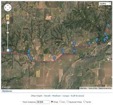 measure distance on a map