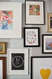Black And White Photo Frames For Wall Another Eclectic Gallery Wall Black White Gold And Wood Frames Eclectic Gallery Wall Gallery Wall Name Wall Art