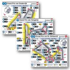 Bekijk de formule 1 kalender 2021. F1 Grand Prix Europese Circuits 2020 R1 R8 Infographic
