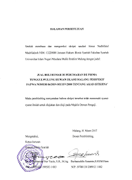 Contoh surat perjanjian pembelian tanah terbaru format. Http Etheses Uin Malang Ac Id 6927 1 13220080 Pdf