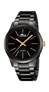 Analogique, digitale, bracelet cuir, acier, boitier acier,. Montre Homme Acier Noir Lotus 18162 2 Bijouterie Horlogerie Lechine