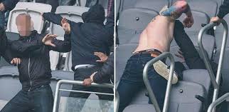 Hammarby talang ff, commonly known as htff, is a swedish football club from stockholm. Troubles During Djurgarden Hammarby 29 04 2018 Hooligans Tv The Best Site About This Topic
