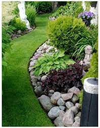 Landscaping With River Rock Dry River Rock Garden Ideas River Rock Garden Edging Front Yard Landscaping Design Landscaping With Rocks River Rock Garden
