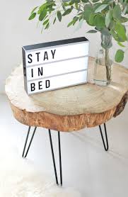 Diy Tree Slice Hairpin Table Wood Slice Coffee Table Diy Coffee Table Hairpin Leg Coffee Table