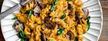 Recette Vegetarienne Fusillis Cremeux Et Champignons Grilles Recette En 2020 Champignons Grilles Recette Vegetarienne Menu Vegetarien