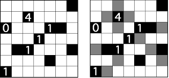 Resultado de imagen para nurikabe puzzle