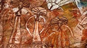 Pinturas de 10.000 años de antigüedad, encontradas en la región de Charama en el distrito de Kanker, Chhattisgarh