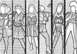 Six The Musical Colouring In Abstract Coloring Pages Barbie Coloring Pages Unicorn Coloring Pages