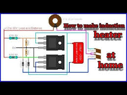 How To Make Induction Heater At Home Youtube Induction Heating Circuit Diagram Electrical Circuit Diagram