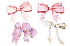 Serious gift wrappers and crafters know how valuable a good wired ribbon can be. Set Ribbon Bows Watercolor 1957758 Vector Art At Vecteezy