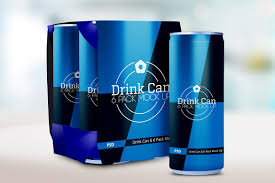 Download Drink Can 6 Pack Mock Up Premium Creative Assets