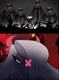 Maybe you would like to learn more about one of these? Weird Theory I Readed Online But Interesting Enough To Warrant A Post What If Vaggie Was A Exterminator Angel Hazbinhotel