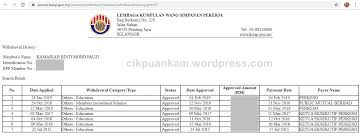 Pekerja yang bukan warganegara malaysia tetapi merupakan pemastautin tetap di malaysia; Pengeluaran Akaun 2 Kwsp Pendidikan Coretan Cik Puan Kam