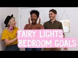 Fairy Lights Bedroom Makeover Goals Mr Kate Decorates Youtube Bedroom Lighting Fairy Lights Diy