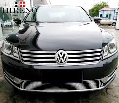 Stainless Steel Car Racing Grills For Volkswagen Passat B7 2012 2015 Front Grill Grille Cover Trim Car Styling Volkswagen Passat Front Grill Race Cars