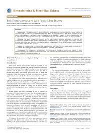 Pdf Risk Factors Associated With Peptic Ulcer Disease