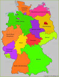 The remaining 14 regions are called flächenländer in german. Germany States Map States Of Germany Annamap Com