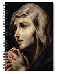 Mater Dolorosa Spiral Notebooks for Sale