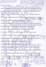 Message In A Bottle The Police Guitar Chord Chart Guitar Chords And Lyrics Uke Songs Music Guitar