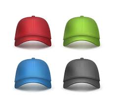 Set of color illustrations with a blue denim baseball cap. Baseball Hat Images Free Vectors Stock Photos Psd