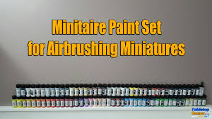 Minitaire Paint Set For Airbrushing First Impressions