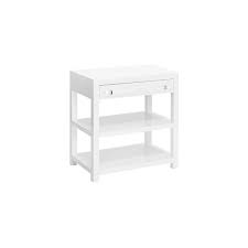 Garbo Side Table White Lacquer White Side Tables End Tables With Storage Furniture