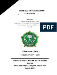 Pt kaiangkutan terusan pt kai daop 5 purwokerto. Makalah Wawasan Perencanaan Pendidikan