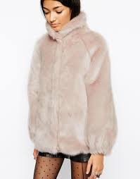 Asos faux shearling biker jacket. Shopping Fur Coats Asos Up To 75 Off