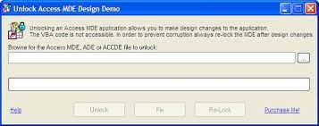 Mde unlocker is a program by everythingaccess.com to unlock your access mde files so that you can make changes such as alteringamending . Unlock Access Mde Design 3 3 Download Free Trial Uamd Exe