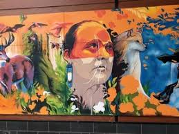 Mural vandalized at Algonquin College's Pembroke campus