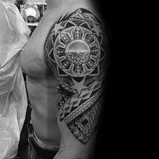 Male Cool Filipino Tribal Tattoo Ideas Half Sleeve With Sun And Stars Flag Design Filipinotattoos Filipino Tattoos Sun Tattoo Designs Half Sleeve Tattoo