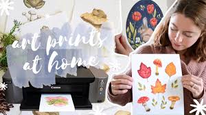 How to make art prints at home. Best Paper For Watercolor Art Prints Making Art Prints At Home For Etsy Or Web Shop Youtube