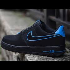 Nike Air Forces Black And Blue Nike Air Forces Nike Air Force Nike Nike Air
