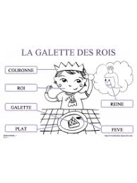 Vocabulaire De La Galette Des Rois Galette Des Rois Galette Galette Des Rois Maternelle