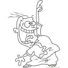 Have them color in the cartoon character with all their favorite colors. Ed Edd N Eddy Coloring Pages For Kids Printable Free Download Coloringpages101 Com