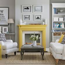 Eclectic living room with unique decor and gorgeous hues! Yellow And Grey Living Room Ideas Colour Combinations To Suit All Styles