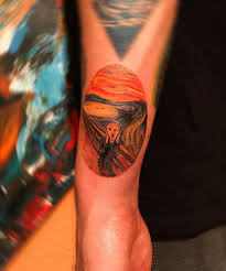 Tattooardaceylan On Instagram Edvard Munch Ciglik Eseri Randevu Ve Fiyat Bilgisi Icin Instagram Hesabimdan Mesaj Atmaniz Yeterlidir Randevu Tattoos