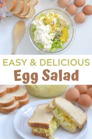 Easy Delicious Egg Salad Recipe Recipe Recipes Egg Salad Recipe Egg Salad Recipe Easy