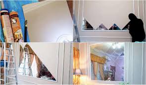 Harga cermin dinding ukir murah. Diy Diamond Mirror