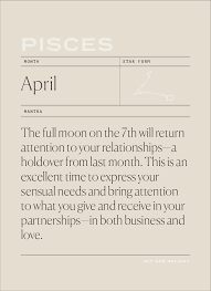 April 2020 Horoscope Mantra Graphics Kyle Thomas Astrology