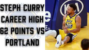 Warriors superstar steph curry continues to knock off records and garner praise from around nba during his published: Steph Curry Career High 62 Points Portland Trailblazers Vs Golden State Warriors Nba 2021 Youtube