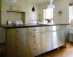 40 Classy Stainless Steel Kitchen Cabinet Design For Cozy Kitchen Ideas Stainless Steel Kitchen Cabinets Kitchen Cabinets And Backsplash Steel Kitchen Cabinets