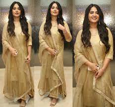 Anushka attended a celebration for her 15 years in the industry to which she wore a dull gold suit. Keeping It Simple High Heel Confidential