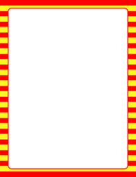 Red And Yellow Striped Border Scrapbook Frames Borders For Paper Frame Decor Wedding background card decorative border. red and yellow striped border