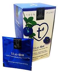 Wild Hibiscus Blue Tee 100 Pure Butterfly Pea Flower Tea 20 Teabags 60g Each Butterfly Pea Flower Tea Butterfly Pea Flower Butterfly Pea Tea