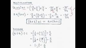 Associative property of addition of rational numbers. 09 Proving Associative Property For Rational Numbers 02 Youtube