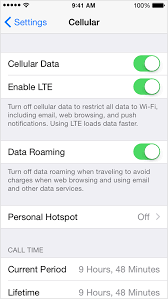 Check The Cellular Data Usage On Your Iphone And Ipad Cellular Iphone Data