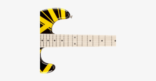 Eddie van halen evh striped guitar pick + pickbay guitar pick holder pendant with bigger ball chain necklace set. Eddie Van Halen Wolfgang Special Striped Series Black Evh Striped Series Electric Guitar Black With Yellow Png Image Transparent Png Free Download On Seekpng